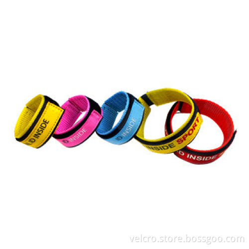 Colorful Velcro ID Wristband, Made of Nylon